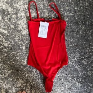 Brandy Melville red bodysuit